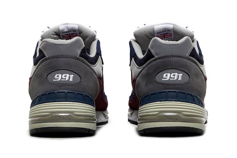 new balance 991 navy red made in uk release info store list buying guide price photos size