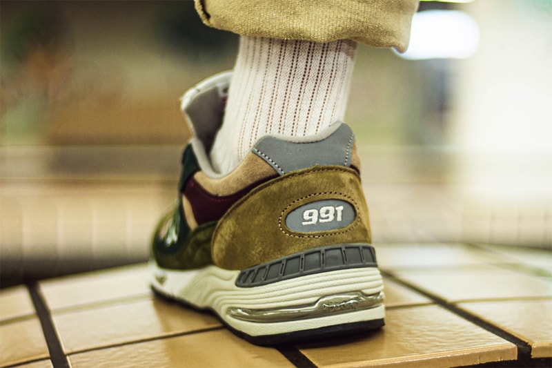 New Balance 991 olive green brown nu block release info store list buying guide photos price