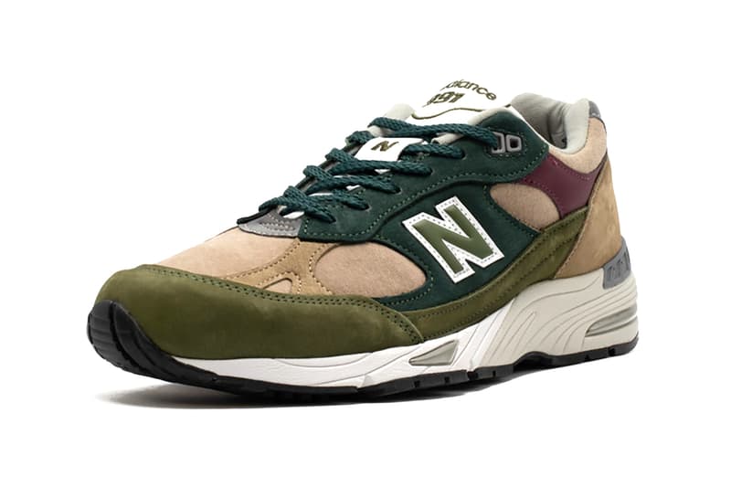 New Balance 991 olive green brown nu block release info store list buying guide photos price