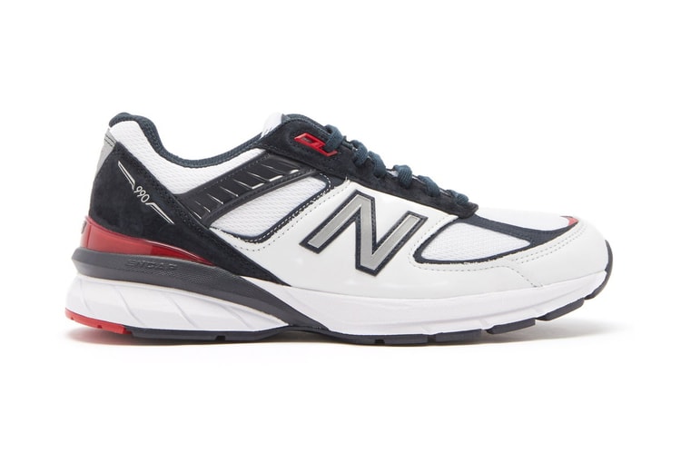 New Balance's Made in US 990v5 Serves up a Crisp "Carbon/Team Red/White" Ensemble