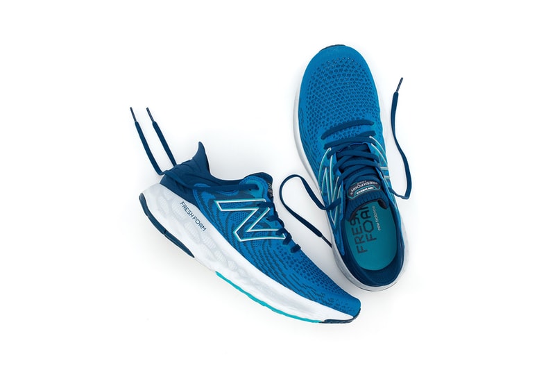 new balance fresh foam running sneaker 1080v11 wave blue release information