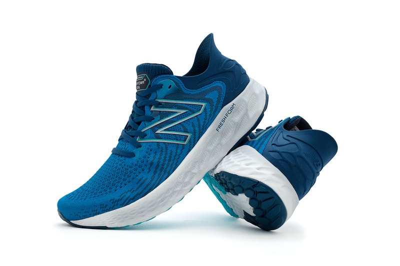 new balance fresh foam running sneaker 1080v11 wave blue release information