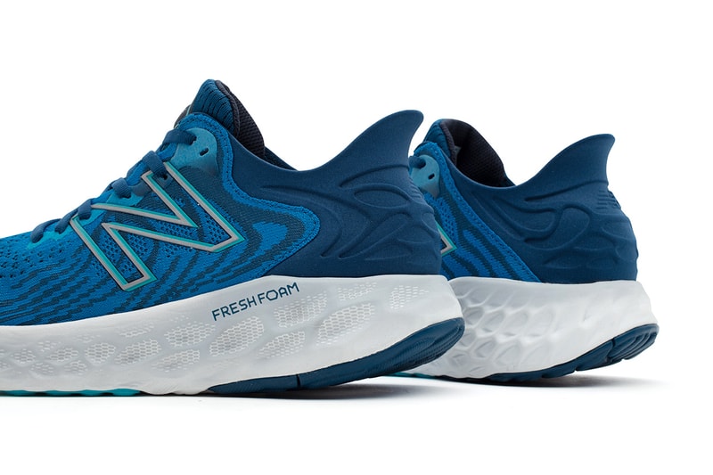 new balance fresh foam running sneaker 1080v11 wave blue release information