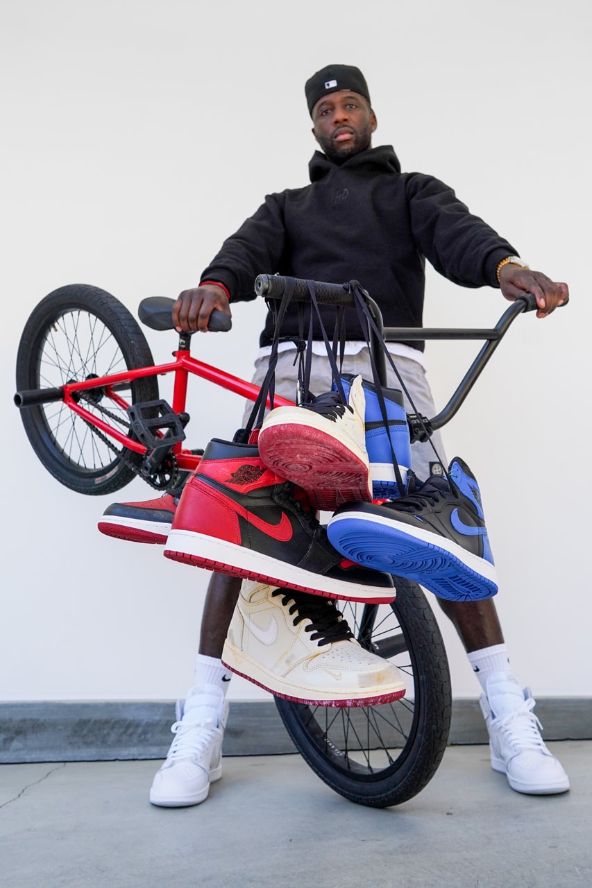 sole mates nigel sylvester air michael jordan 1 bmx collaboration interview release date info photos price store list buying guide