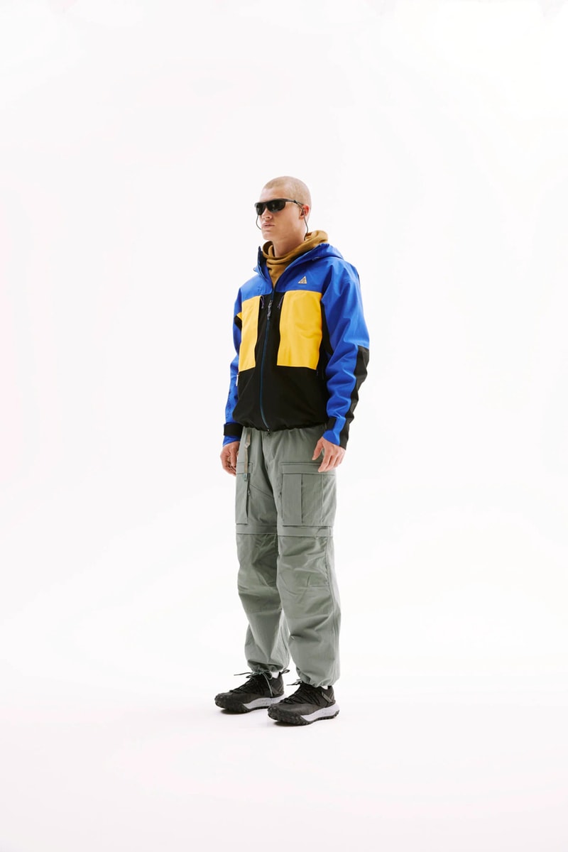 Nike acg all conditions gear spring summer 2021 ss21 clothing nasu air sneaker release date info buy website price jacket pants shirt glasses hats vest
