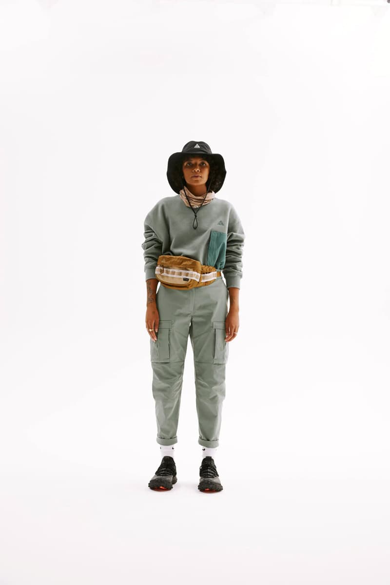 Nike acg all conditions gear spring summer 2021 ss21 clothing nasu air sneaker release date info buy website price jacket pants shirt glasses hats vest