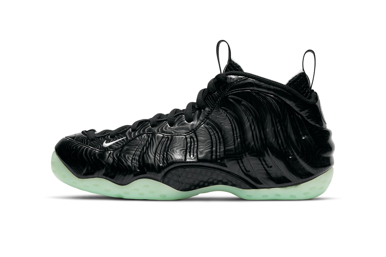 nike sportswear basketball air foamposite one all star CV1766 001 black barely green official release date info photos price store list buying guide