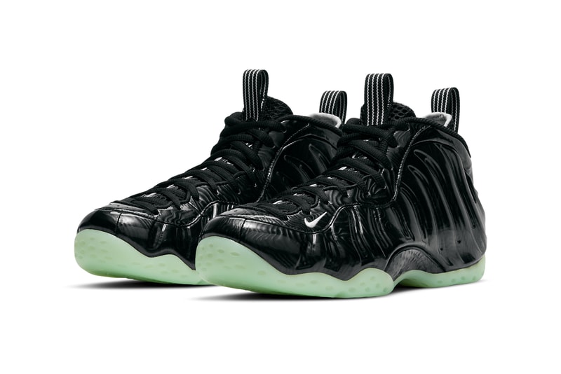 nike sportswear basketball air foamposite one all star CV1766 001 black barely green official release date info photos price store list buying guide