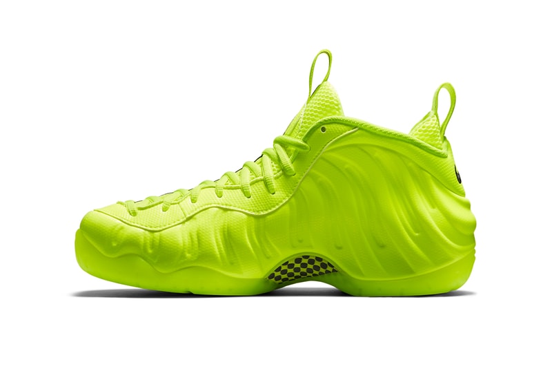 nike sportswear air foamposite pro volt black 624041 700 official release date info photos price store list buying guide