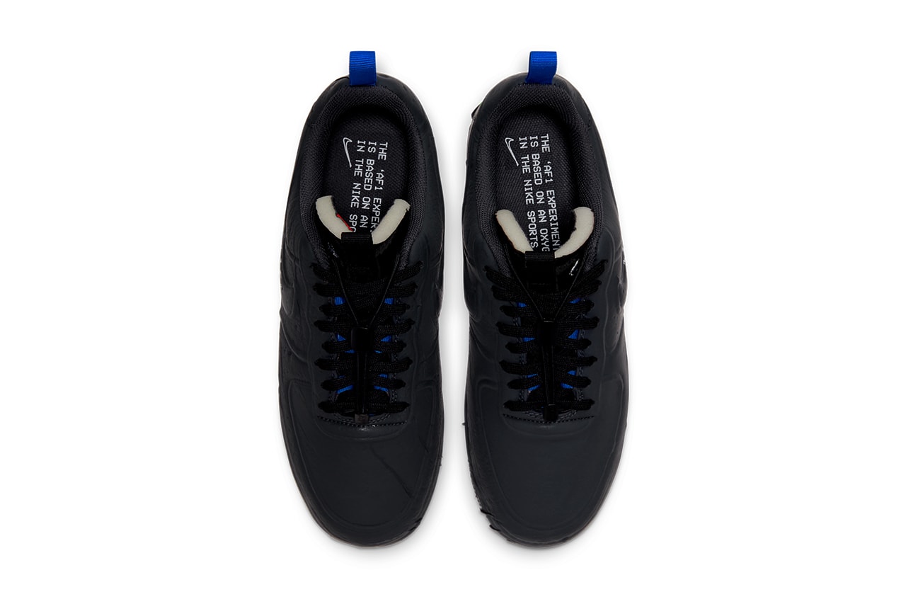 nike air force 1 experimental black cv1754 001 release date info store list buying guide photos volt blue 