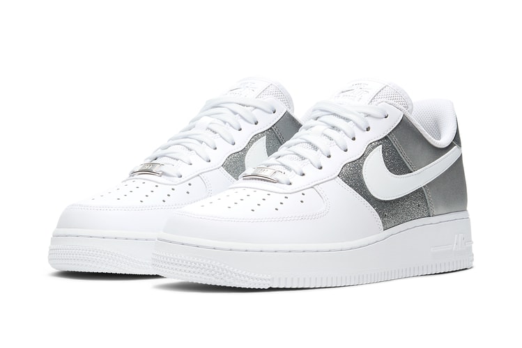 Nike Accessorizes the Air Force 1 Low With Metallic Silver Paneling
