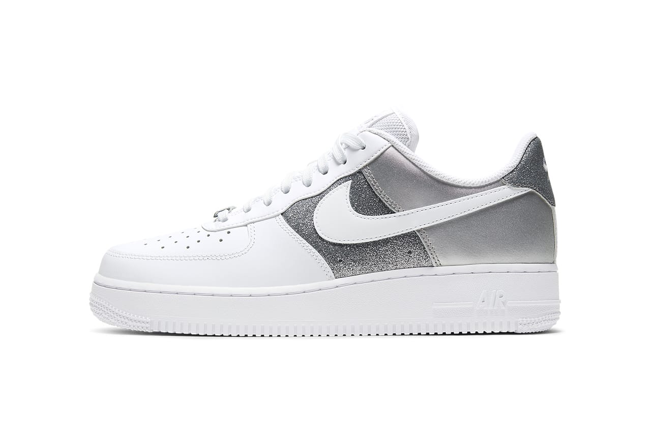 white and silver air force