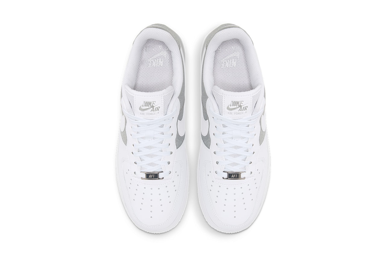 nike air force 1 low white metallic silver DD6629 100 release info store list buying guide photos offspring