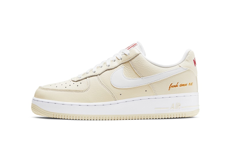 nike air force 1 low popcorn CW2919 100 release info date photos store list coconut milk white university red metallic gold charm buying guide 