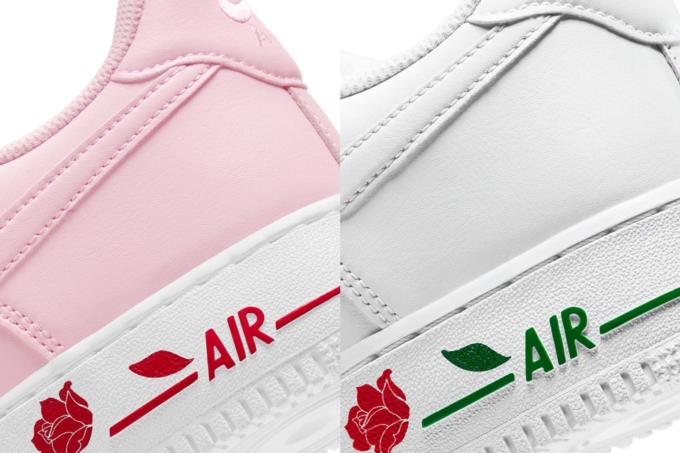 Nike Air Force 1 Pink Bag and White Bag Drop