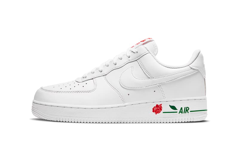 nike sportswear air force 1 low pink bag white bag rose red green CU6312 600 100 official release date info photos price store list buying guide