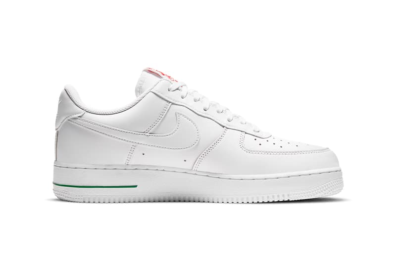 nike sportswear air force 1 low pink bag white bag rose red green CU6312 600 100 official release date info photos price store list buying guide