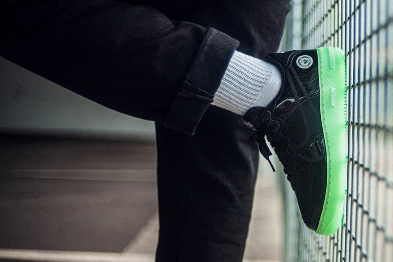 Nike Air Force 1 React LV8 "All Star" "Black/Barely Green" CV2218-001 Glow In the Dark Sole Unit YEEZY 2 Solar Red Foamposite One Dunk High D/MS/X NBA 