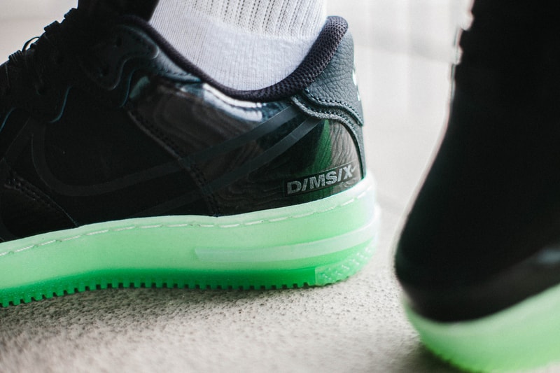 Nike Air Force 1 React LV8 "All Star" "Black/Barely Green" CV2218-001 Glow In the Dark Sole Unit YEEZY 2 Solar Red Foamposite One Dunk High D/MS/X NBA 