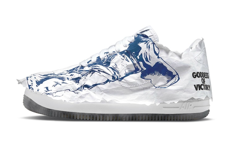 The Nike Air Force 1 "Shadow Goddess of Victory" Is Also Wrapped in Paper