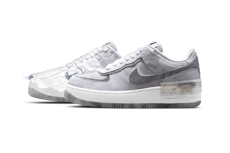 Nike Air Force 1 Shadow Goddess of Victory Paper Wrapped Official Look Release Info DJ4635-100 Buy Price 