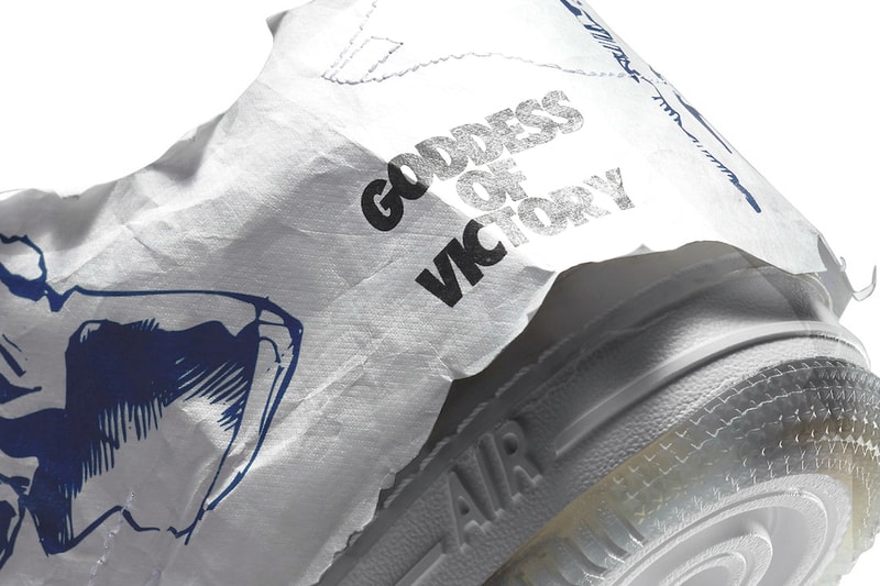 Nike Air Force 1 Shadow Goddess of Victory Paper Wrapped Official Look Release Info DJ4635-100 Buy Price 