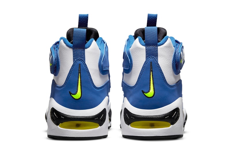 nike sportswear air ken griffey jr max 1 varsity royal white volt black dj5161 400 official release date info photos price store list buying guide