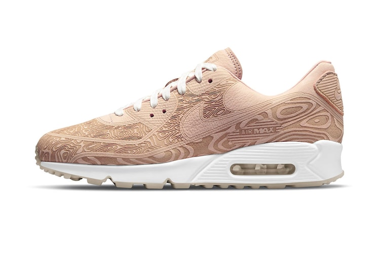 Wood Grain Details Define the Nike Air Max 90 "Laser"