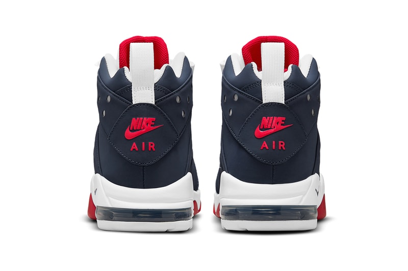 nike air max CB 94 charles barkley basketball sneakers footwear swoosh fashion olympic dream team patriotic usa red blue white gold medal