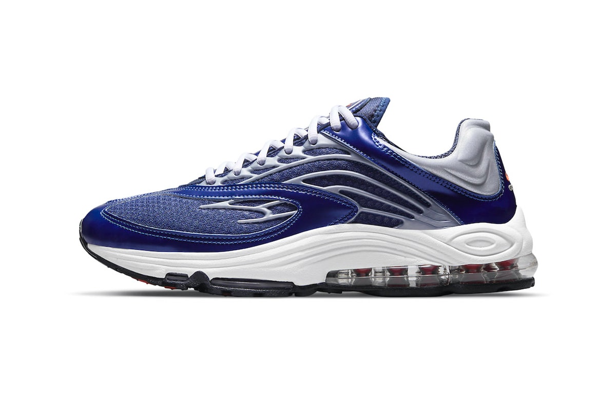 Nike Air Tuned Max Midnight Navy Dragon Red Metallic Silver DH8623 400 menswear streetwear spring summer 2021 ss21 kicks trainers runners sneakers shoes footwear info