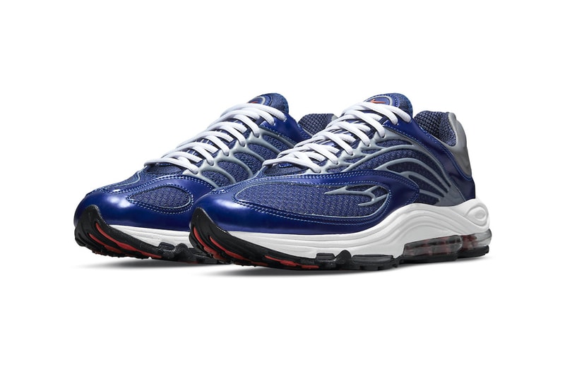 Nike Air Tuned Max Midnight Navy Dragon Red Metallic Silver DH8623 400 menswear streetwear spring summer 2021 ss21 kicks trainers runners sneakers shoes footwear info