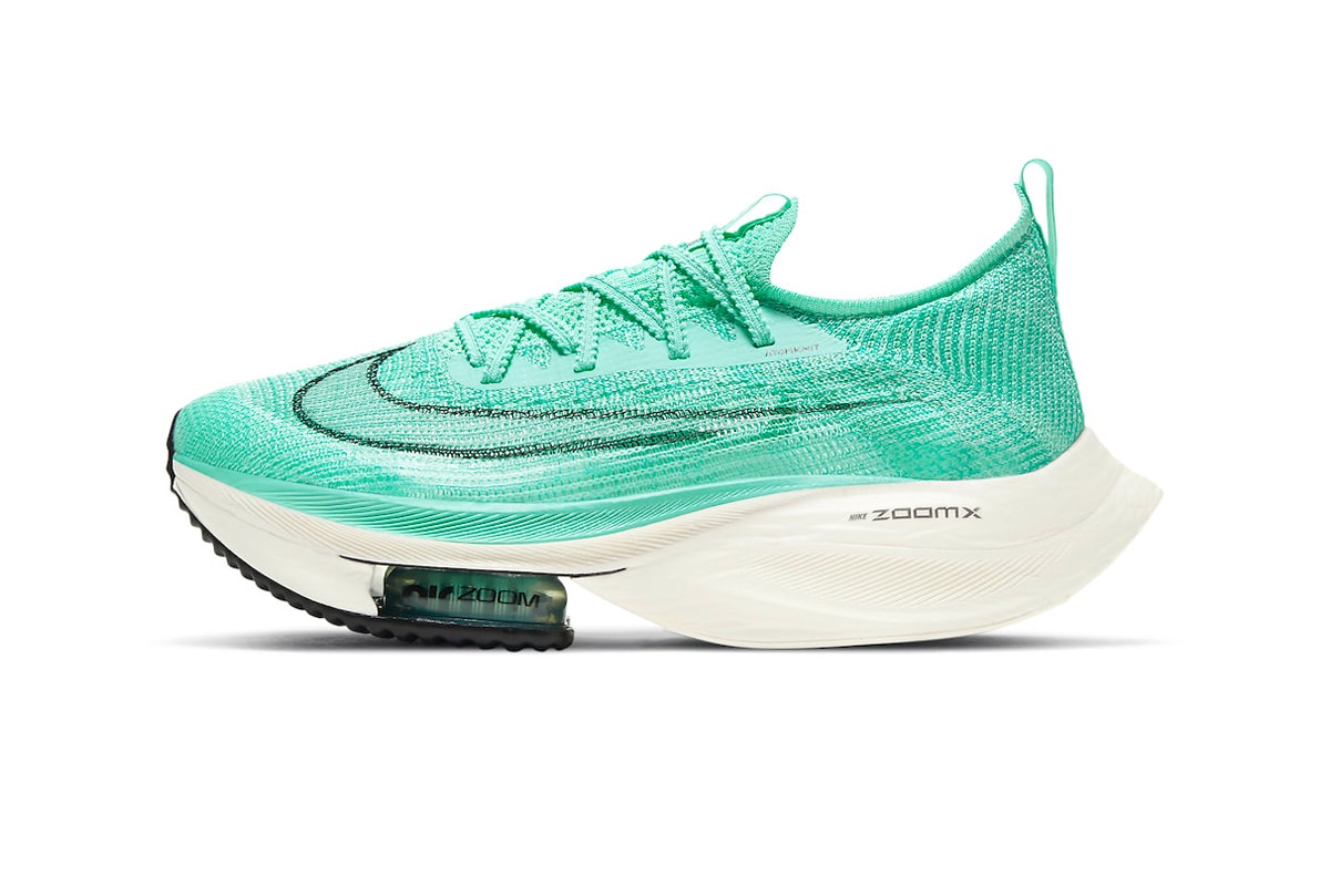 Nike Air Zoom Alphafly NEXT% Release Info sneakers footwear Mint Green cz1514-300