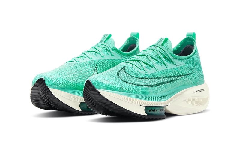 Nike Air Zoom Alphafly NEXT% Release Info sneakers footwear Mint Green cz1514-300