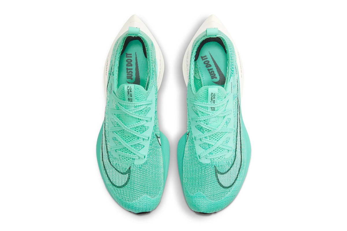 Nike Air Zoom Alphafly NEXT% Release Info sneakers footwear Mint Green cz1514-300
