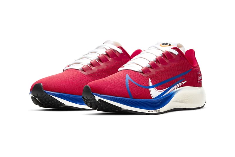 Nike Air Zoom Pegasus 37 Premium White Gym Red Sail Electric Royal CQ9908 100 600 menswear streetwear kicks shoes sneakers trainers runners kicks info