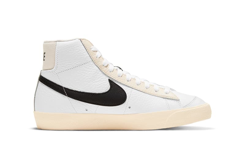 nike blazer mid 77 barcode DD6621 100 smoke grey white particle grey release info date store list buying guide price photos fenom
