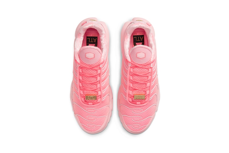 nike atlanta air max plus vapormax plus tpu lace cage pink gold mystic green black sneaker footwear trainers running upcoming city special air max 90 95 97 release info 