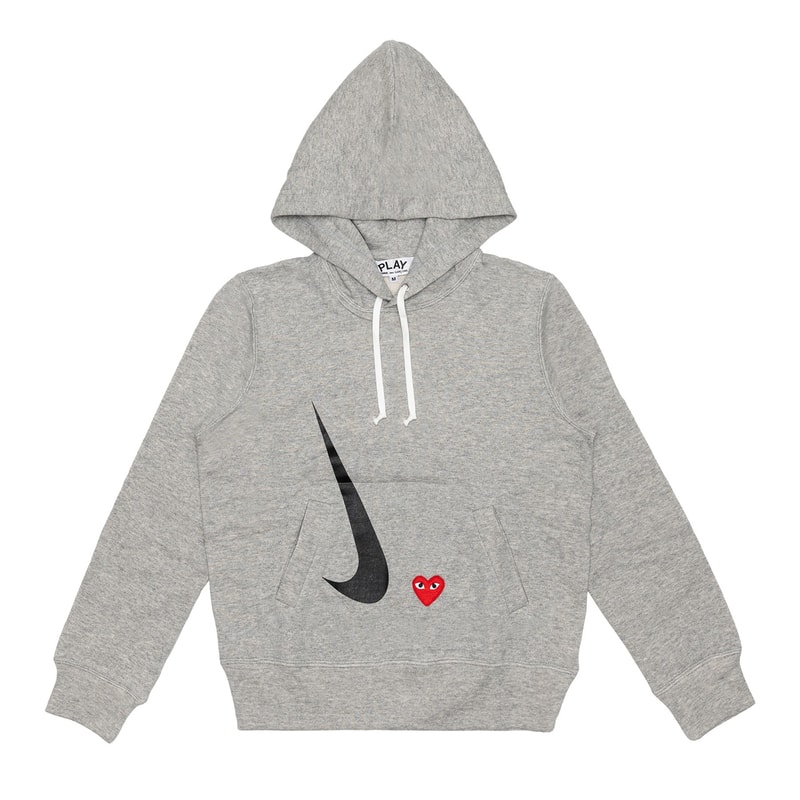Nike x COMME des GARÇONS PLAY Collaboration items ginza drop dover street market february 19 2021 hoodie tee shirt together capsule swoosh heart logo  Filip Pągowski