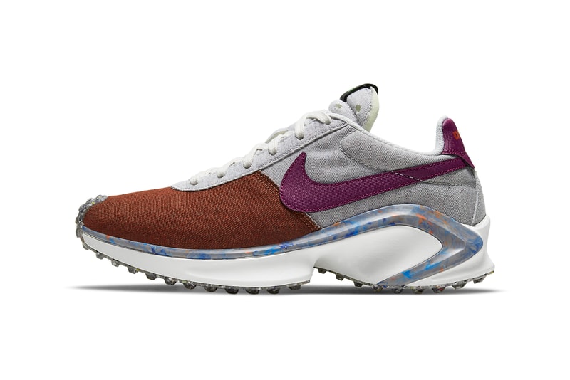 nike d ms x waffle regrind team orange sci fi purple photon gray fan white light green CW6914 800 official release date info photos price store list buying guide