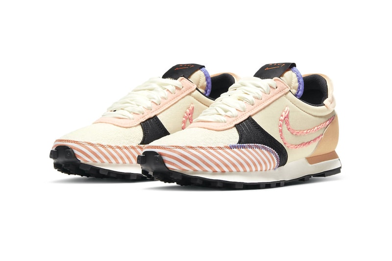 nike daybreak type crimson tint apricot agate dd8506 881 womenswear streetwear shoes sneakers trainers runners kicks footwear spring summer 2021 ss21 collection