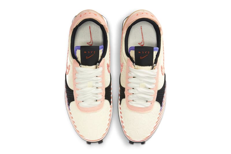 nike daybreak type crimson tint apricot agate dd8506 881 womenswear streetwear shoes sneakers trainers runners kicks footwear spring summer 2021 ss21 collection