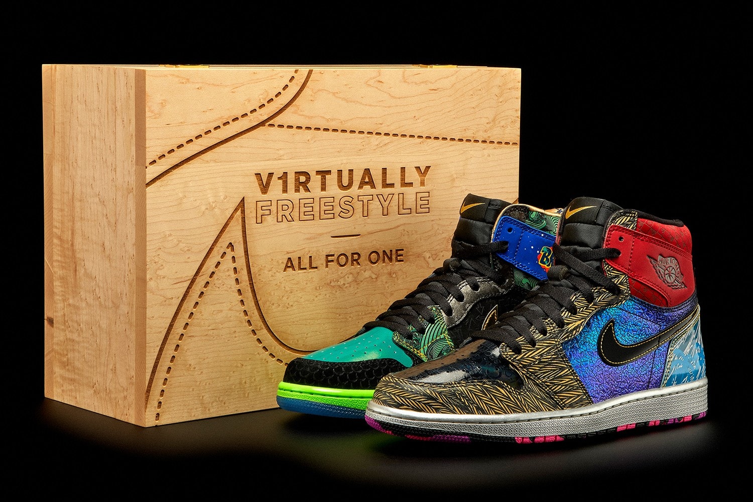 Nike Doernbecher Freestyle Air Jordan 1 Retro High OG What The Auction Suspicious Bidding Halted Info Official Look Release Buy Price 