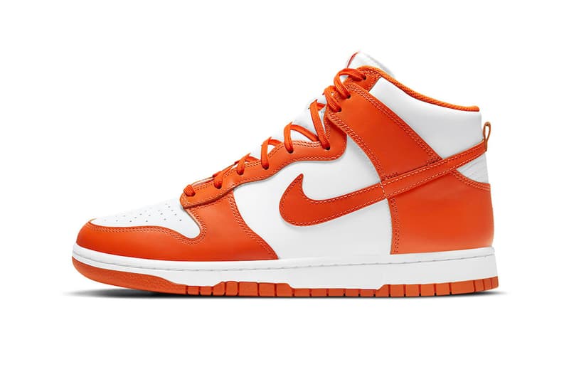 Nike Dunk High 2021 Syracuse Official Look Release Info DD1399-101 Buy Price Blaze