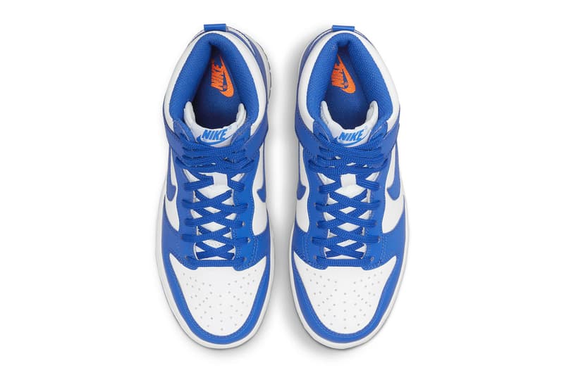 Nike Dunk High Game Royal Release Info DD1399-102 Buy Price Date White Total Orange