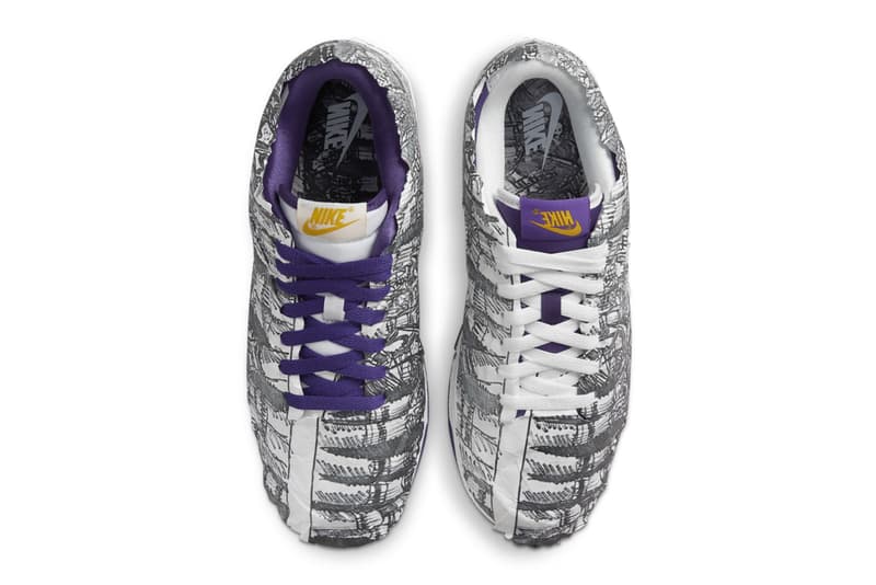 nike sportswear dunk low flip the old school white purple tissue paper city attack official release date info photos price store list buying guide