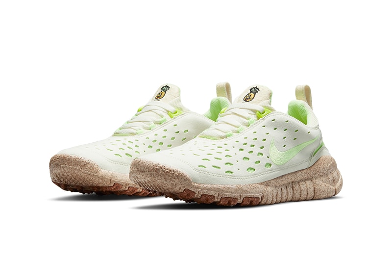 nike free run trail pineapple coconut milk lime glow metallic gold CZ9079 100 release date info store list buying guide photos 
