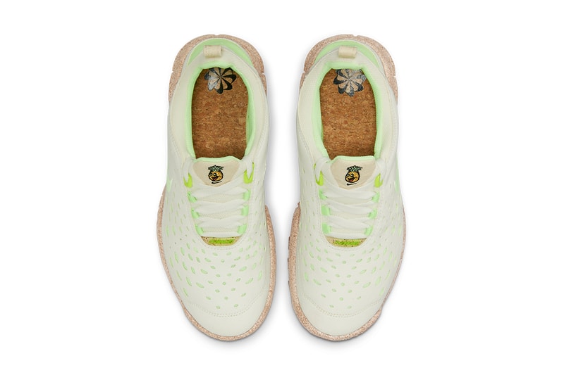 nike free run trail pineapple coconut milk lime glow metallic gold CZ9079 100 release date info store list buying guide photos 