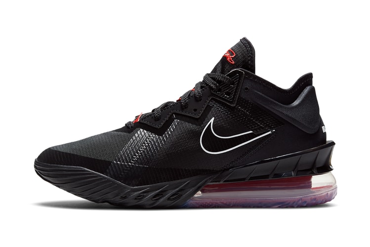 LeBron James' Nike Lebron 18 Low Appears in Familiar Black and Red
