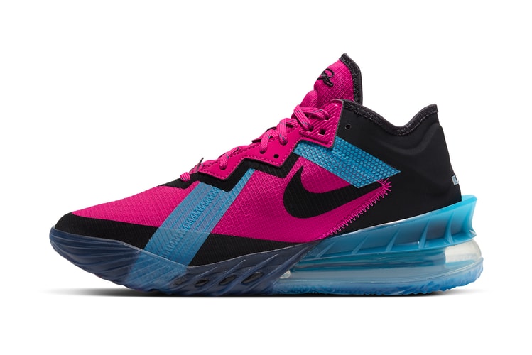 LeBron James' Nike LeBron 18 Low Debuts in "Fireberry"