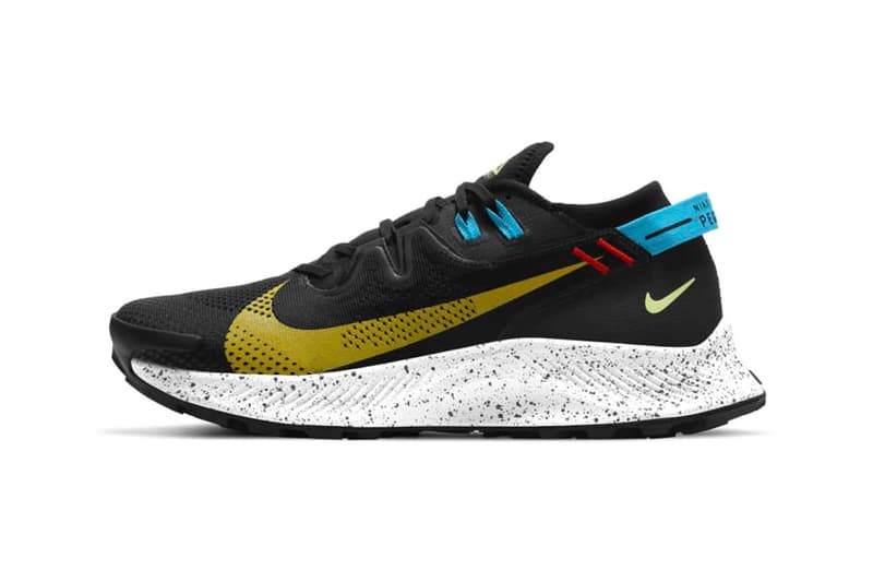 nike running pegasus trail 2 dark sulphur black Chile red off noir release information